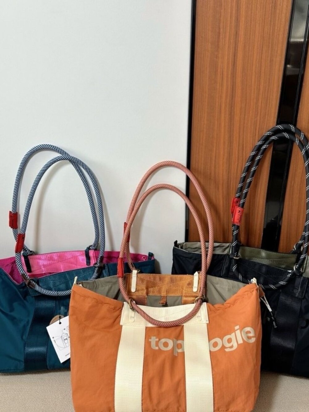 Pre-owned Topologie Tote Bag Gym Bag Travel Bag Handbag Shoulder Bag Unisex